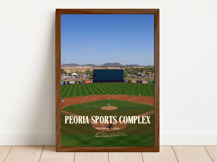 Peoria Sports Complex Stadium Baseball Wall Art