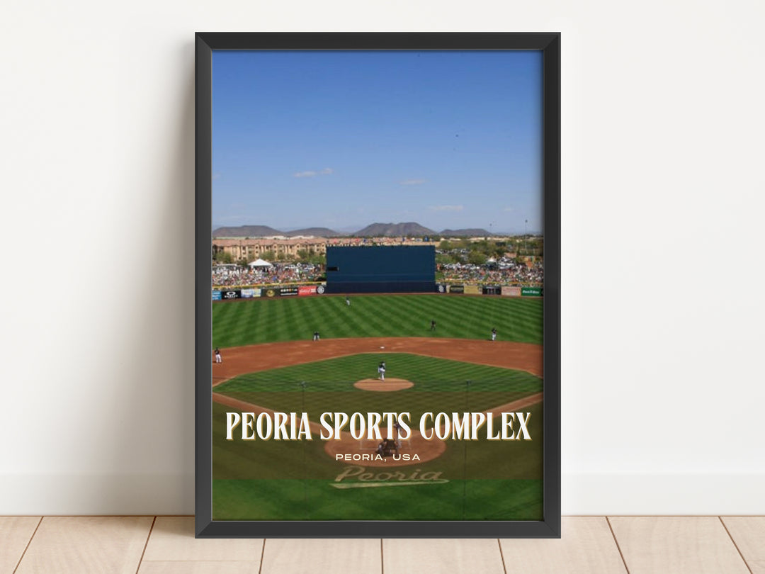 Peoria Sports Complex Stadium Baseball Wall Art