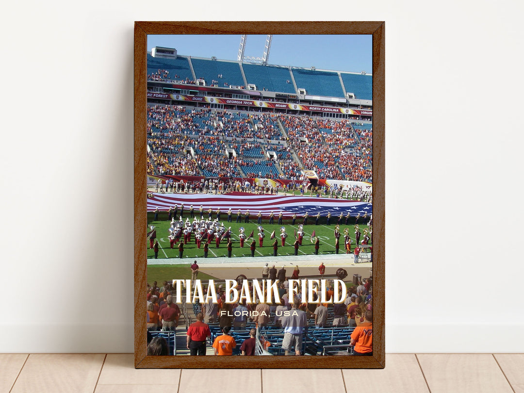 TIAA Bank Field Stadium Football Wall Art