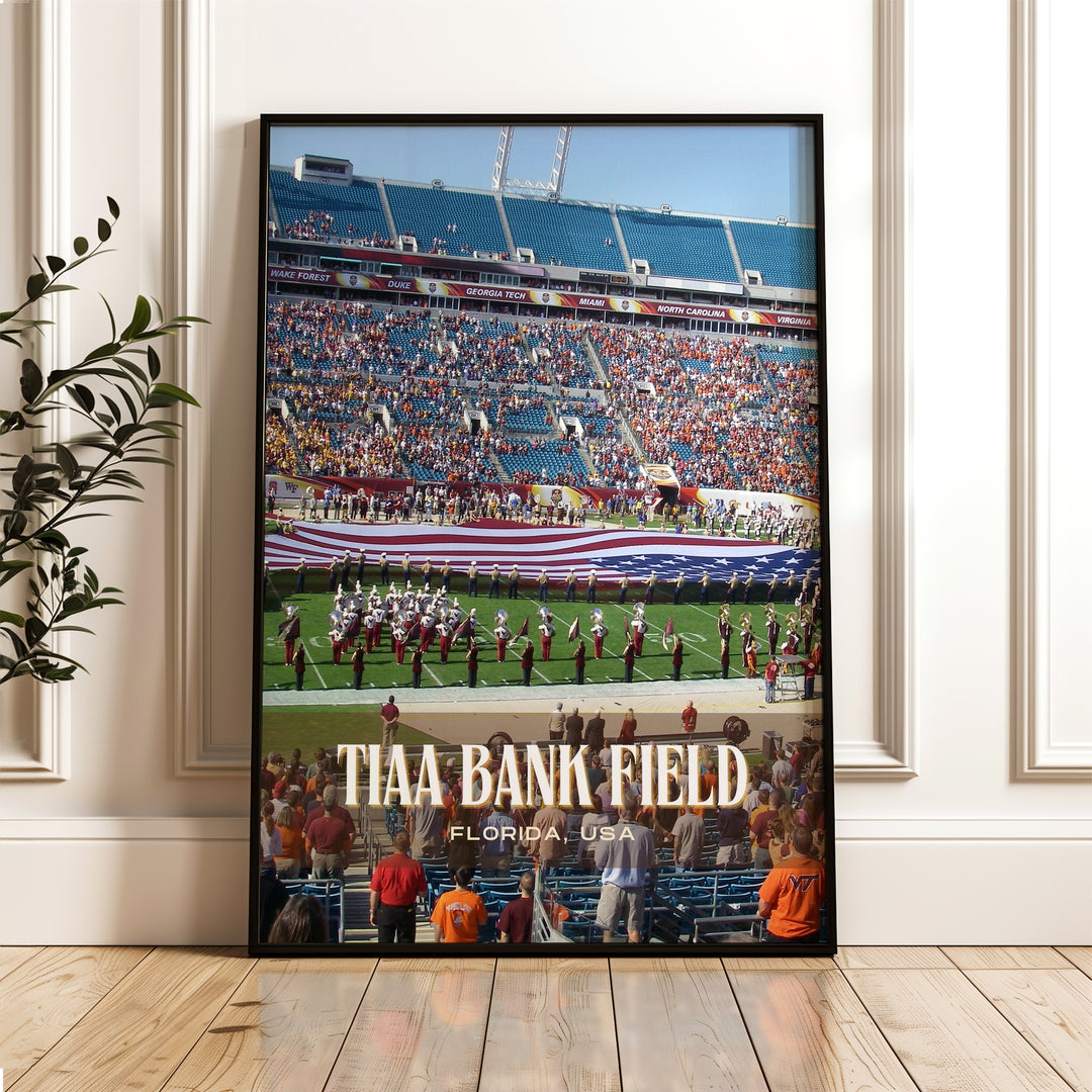 TIAA Bank Field Stadium Football Wall Art