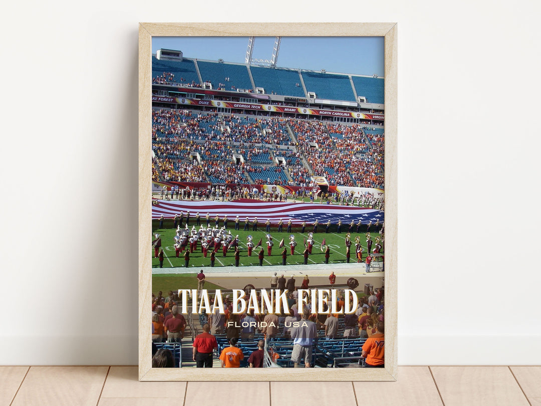 TIAA Bank Field Stadium Football Wall Art