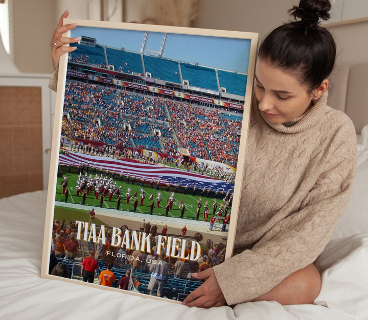 TIAA Bank Field Stadium Football Wall Art