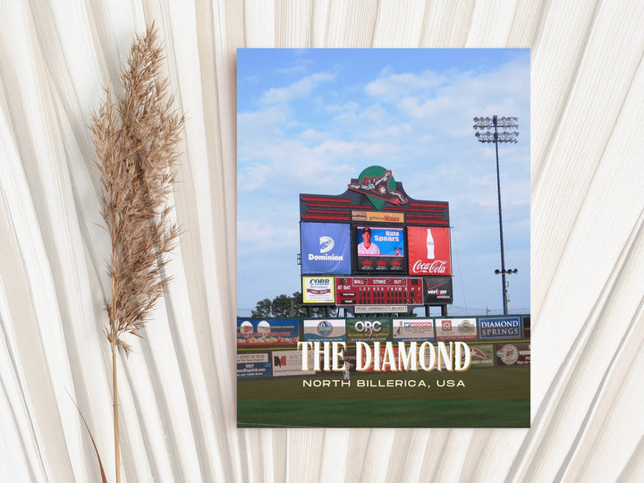 The Diamond Stadium Baseball Wall Art