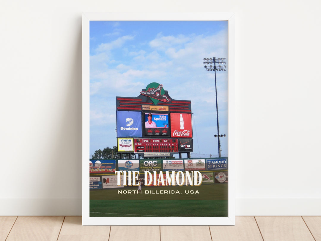 The Diamond Stadium Baseball Wall Art