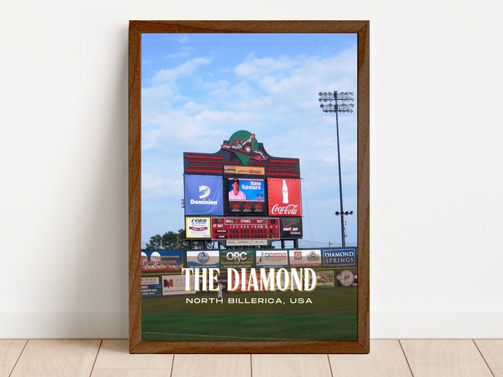 The Diamond Stadium Baseball Wall Art