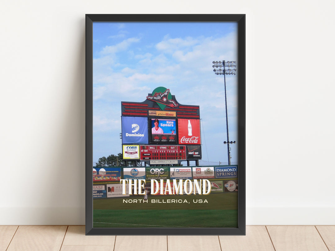 The Diamond Stadium Baseball Wall Art