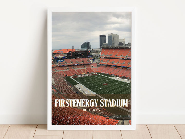 FirstEnergy Stadium Football Wall Art