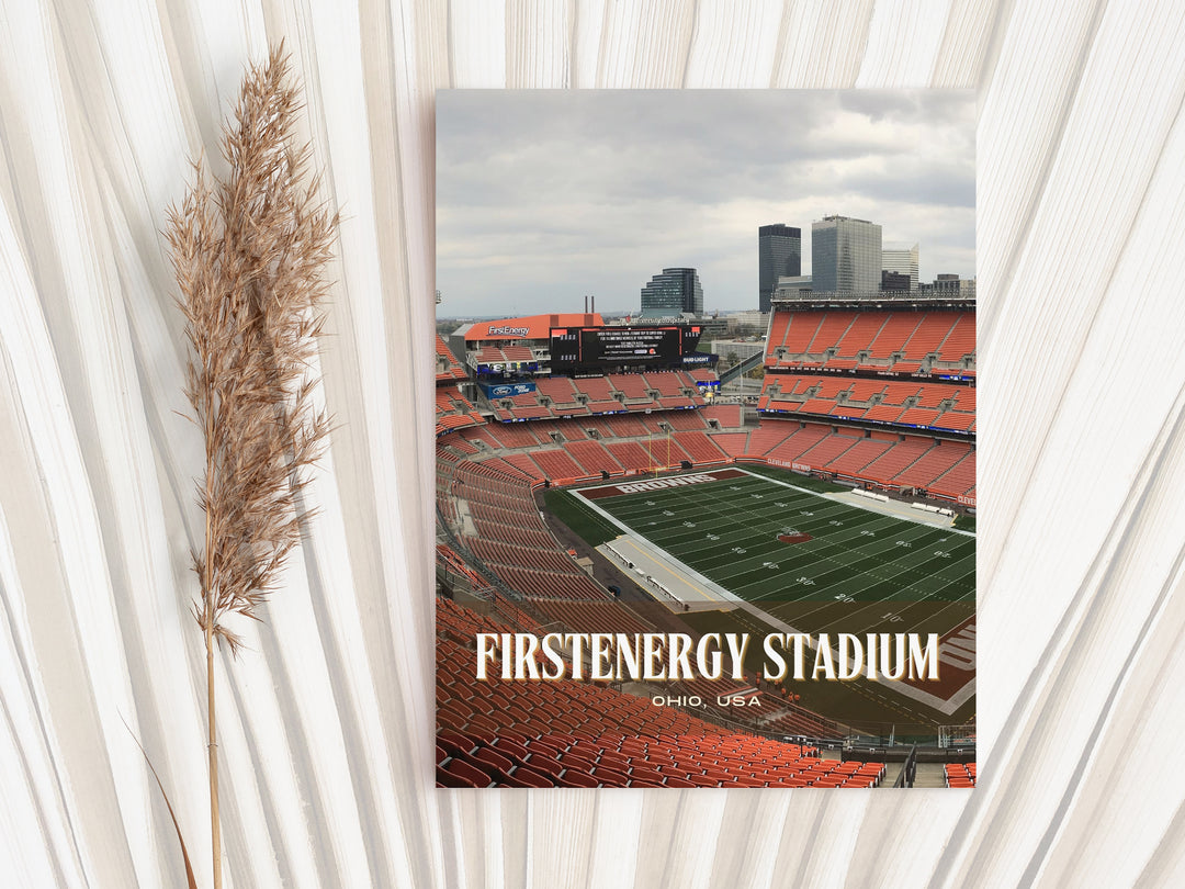 FirstEnergy Stadium Football Wall Art