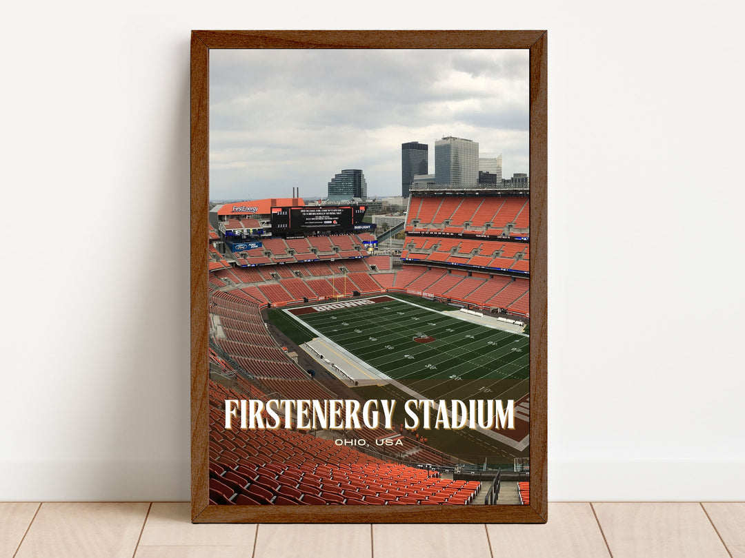 FirstEnergy Stadium Football Wall Art