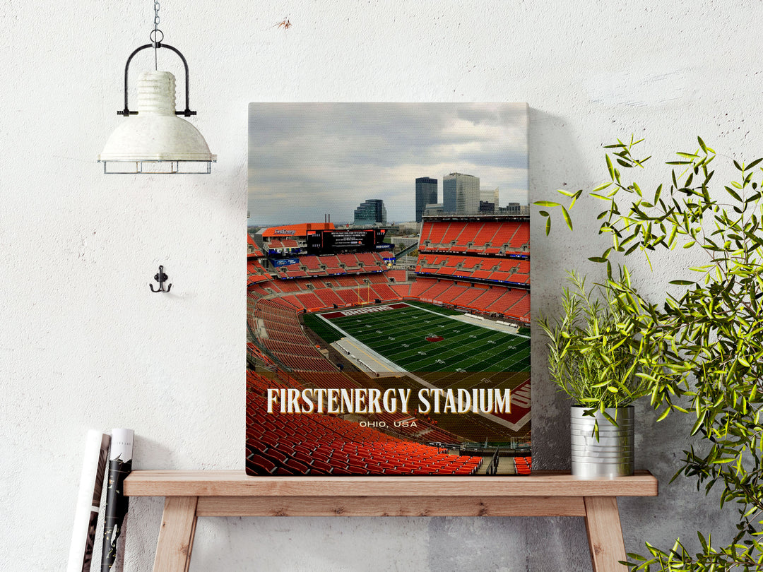 FirstEnergy Stadium Football Wall Art