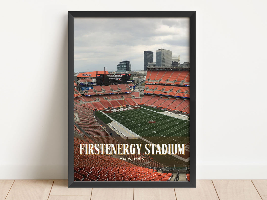 FirstEnergy Stadium Football Wall Art