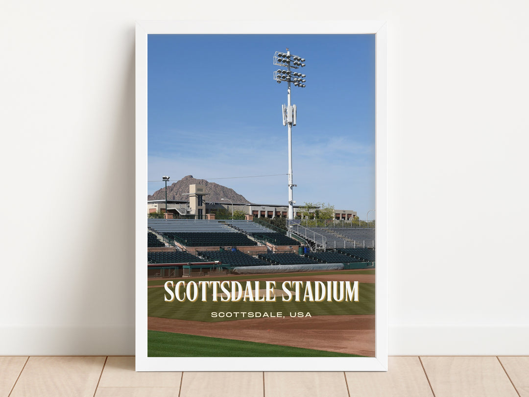 Scottsdale Stadium Baseball Wall Art