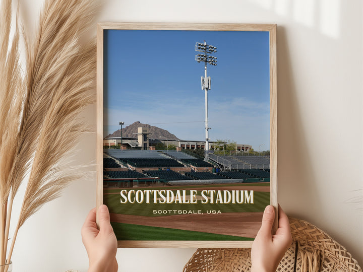 Scottsdale Stadium Baseball Wall Art