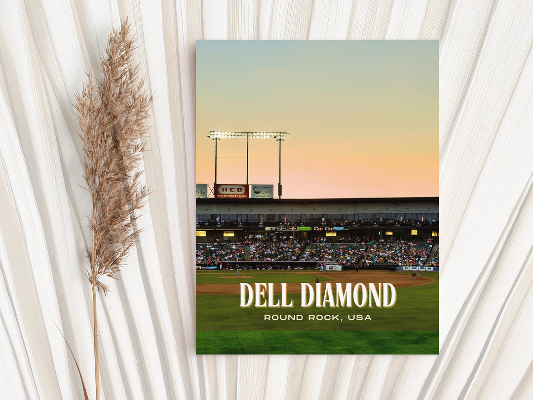 Dell Diamond Stadium Baseball Wall Art