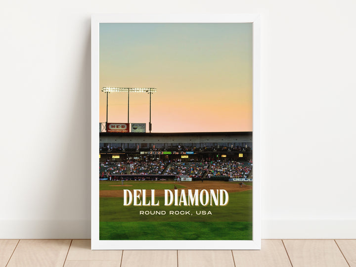 Dell Diamond Stadium Baseball Wall Art