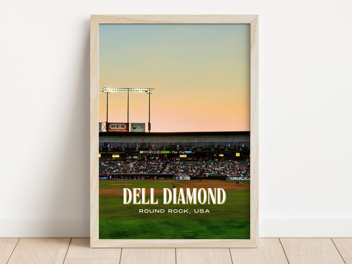 Dell Diamond Stadium Baseball Wall Art