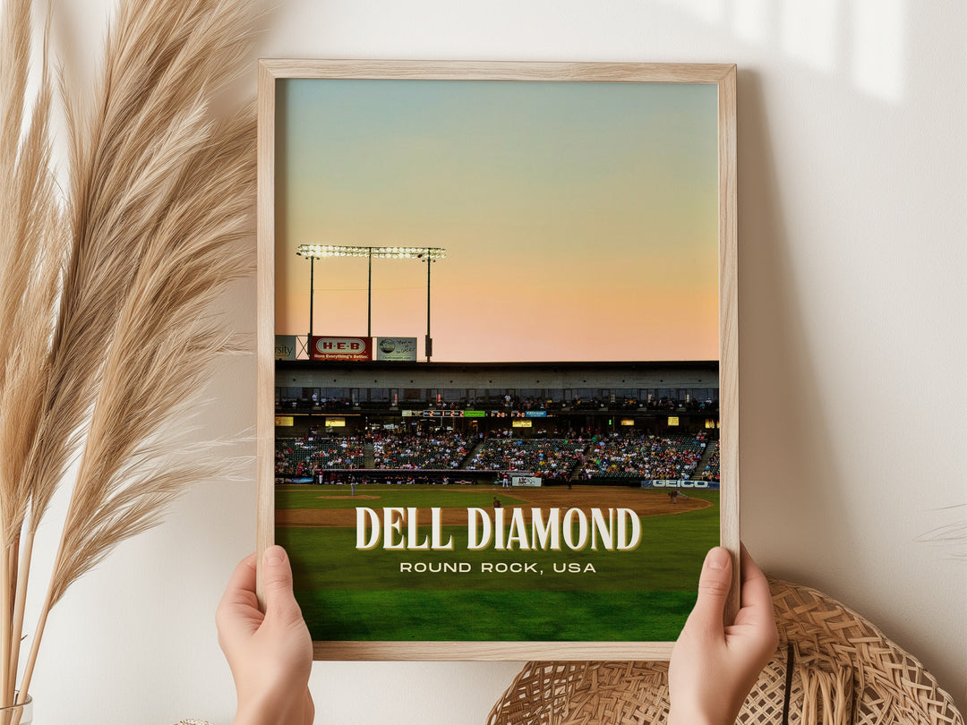 Dell Diamond Stadium Baseball Wall Art