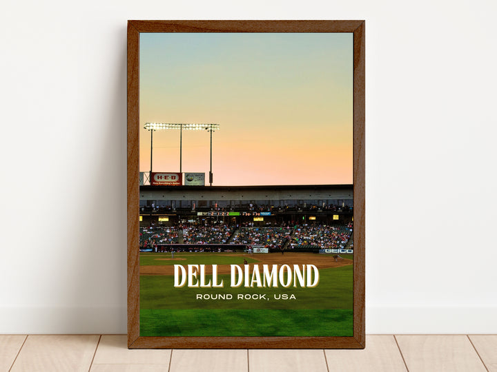 Dell Diamond Stadium Baseball Wall Art