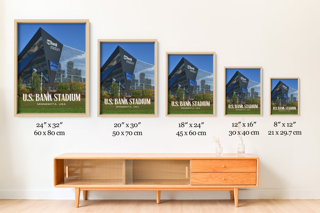 U.S. Bank Stadium Football Wall Art