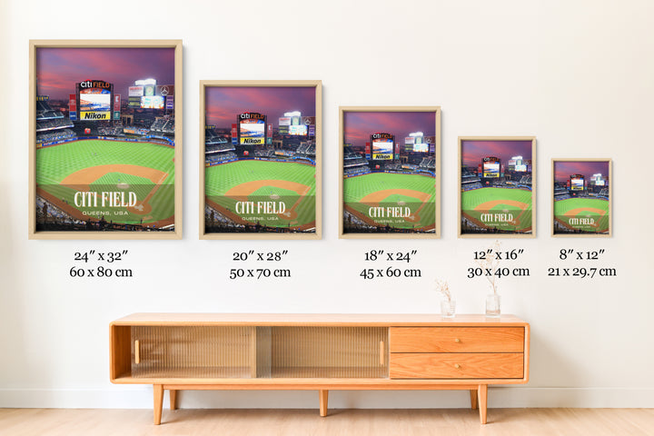 Citi Field Stadium Baseball Wall Art