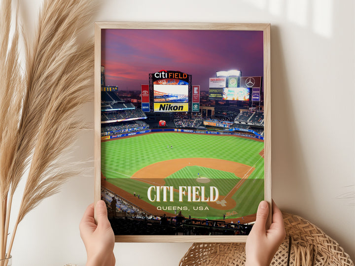 Citi Field Stadium Baseball Wall Art