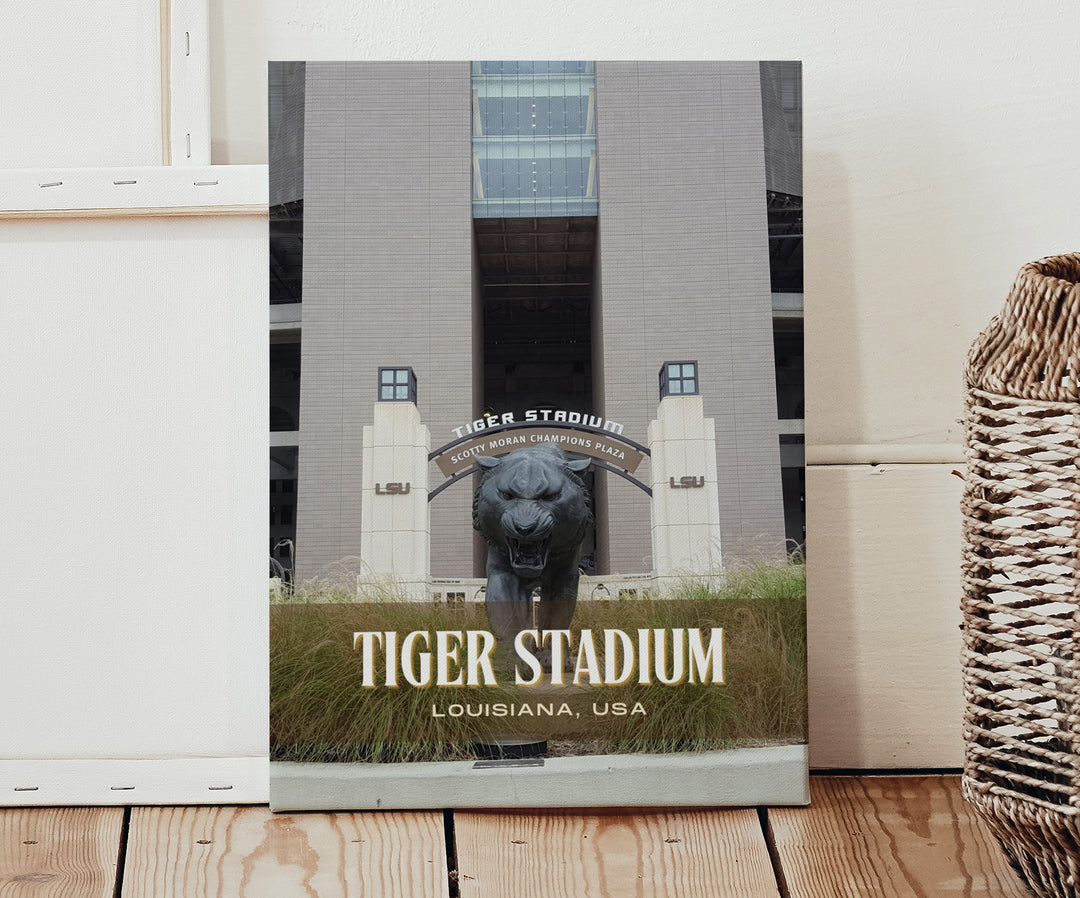 Tiger Stadium Football Wall Art