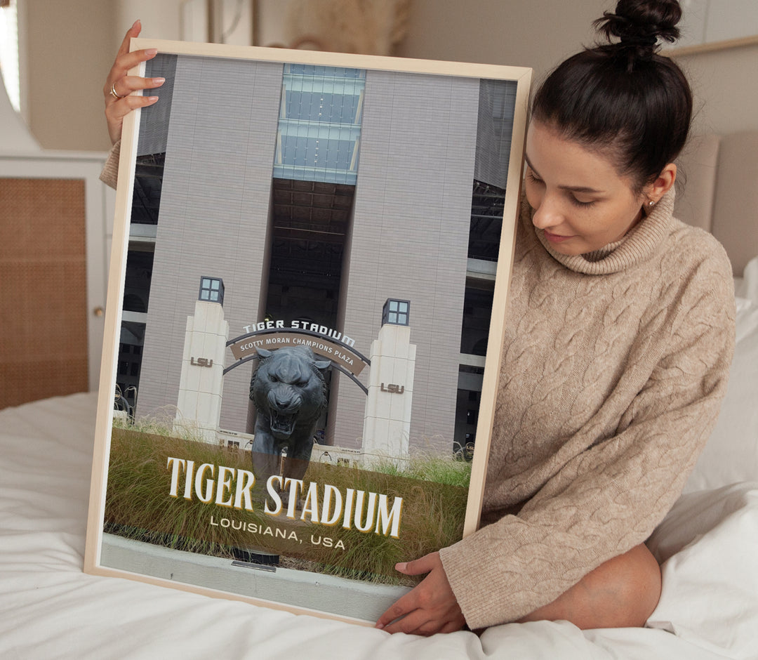 Tiger Stadium Football Wall Art