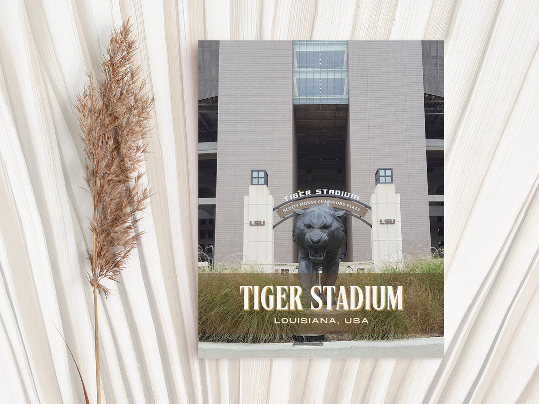 Tiger Stadium Football Wall Art