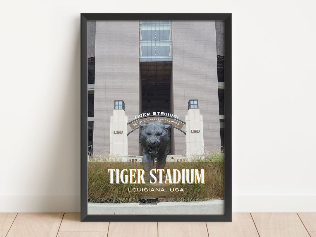 Tiger Stadium Football Wall Art