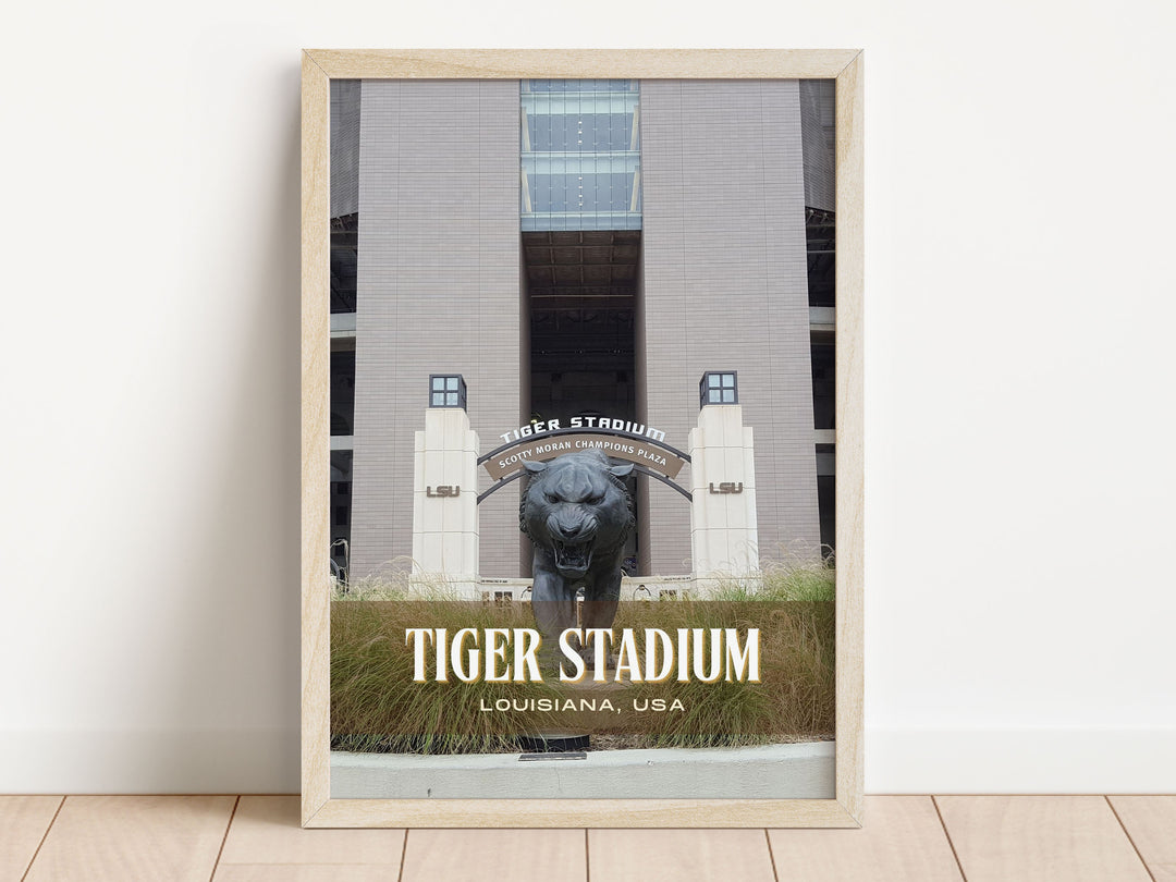 Tiger Stadium Football Wall Art