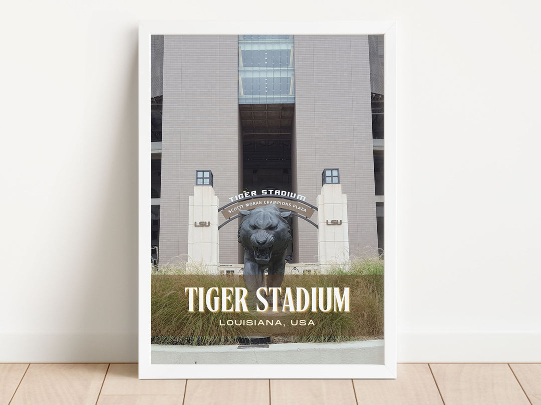 Tiger Stadium Football Wall Art