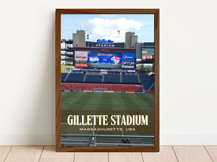 Gillette Stadium Football Wall Art