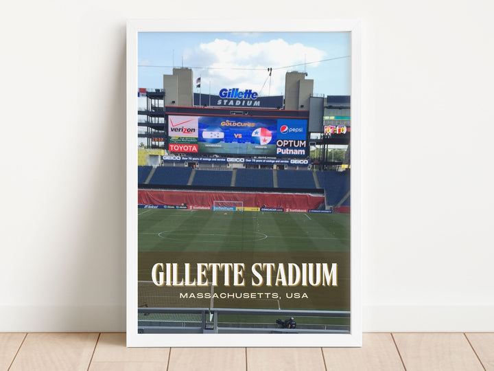 Gillette Stadium Football Wall Art