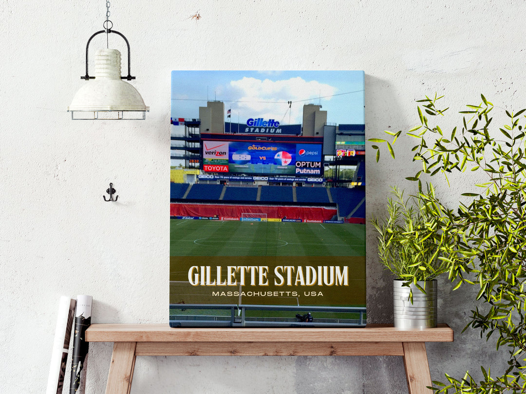 Gillette Stadium Football Wall Art