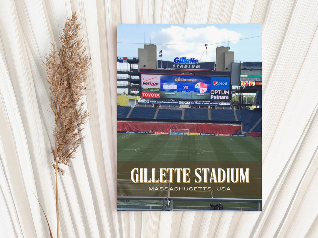 Gillette Stadium Football Wall Art