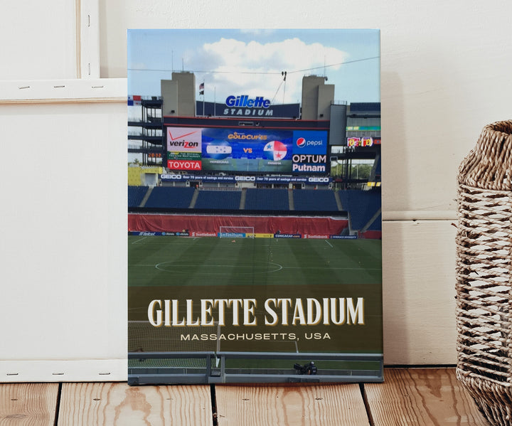 Gillette Stadium Football Wall Art