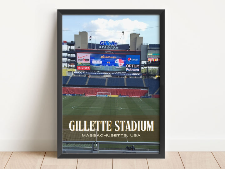 Gillette Stadium Football Wall Art