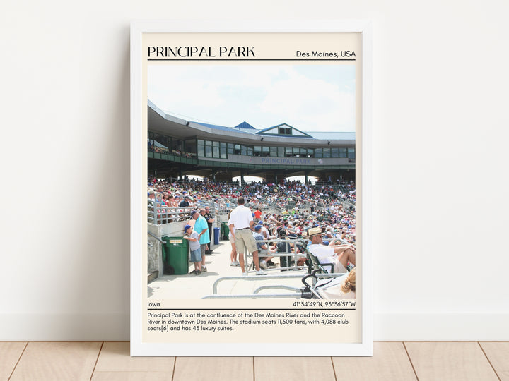 Principal Park Stadium Baseball Minimal Wall Art