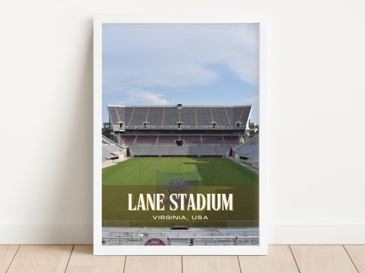 Lane Stadium Football Wall Art