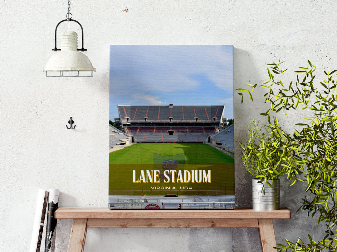 Lane Stadium Football Wall Art