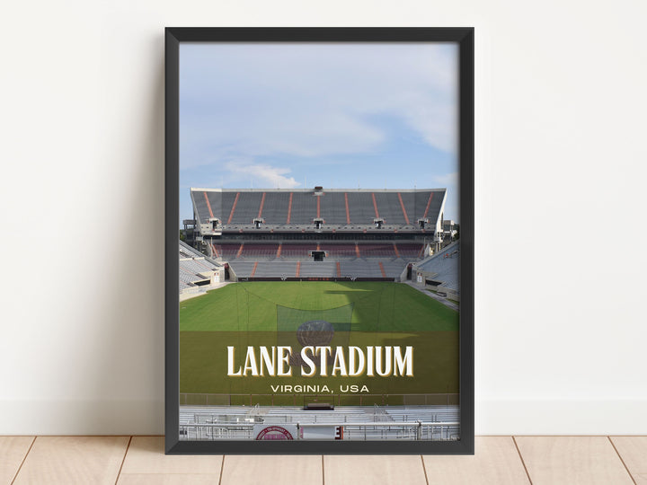 Lane Stadium Football Wall Art