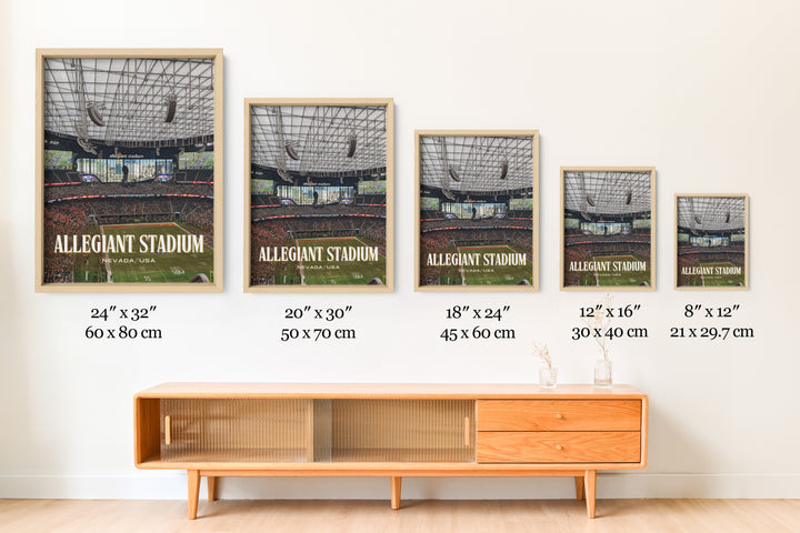 Allegiant Stadium Football Wall Art