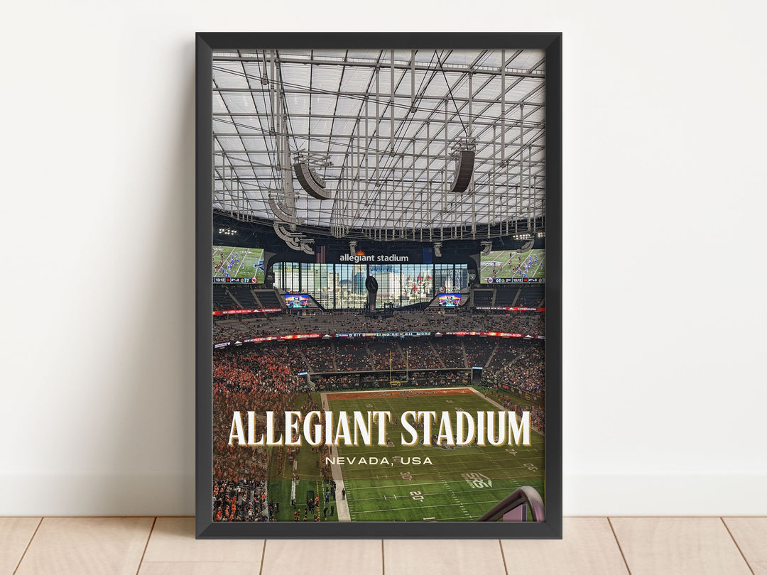 Allegiant Stadium Football Wall Art