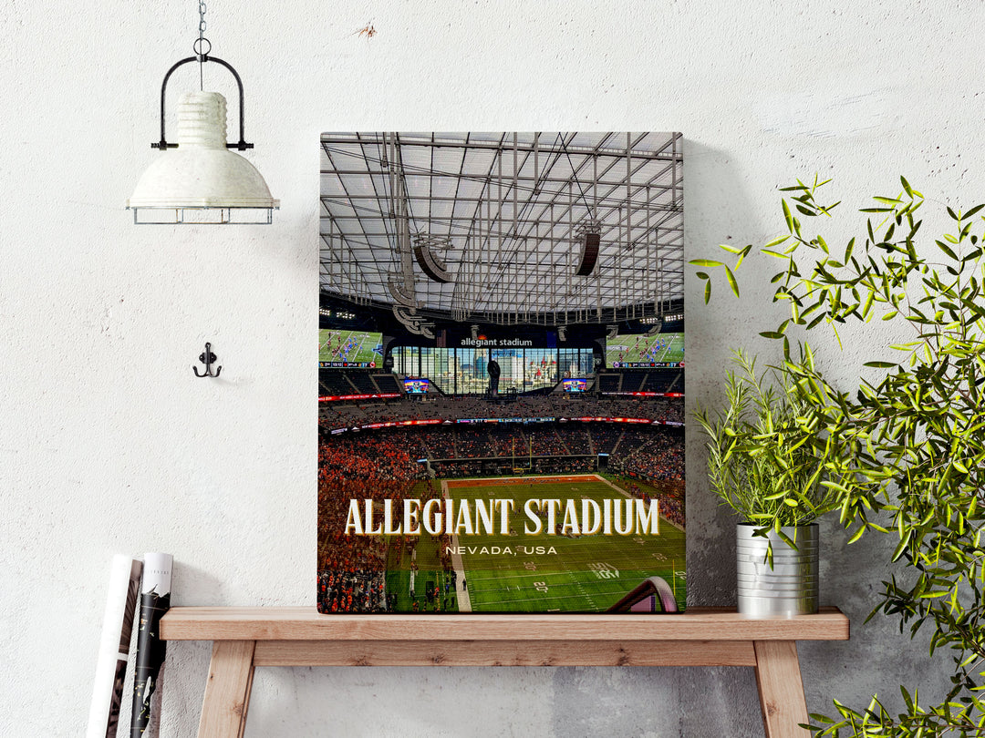 Allegiant Stadium Football Wall Art