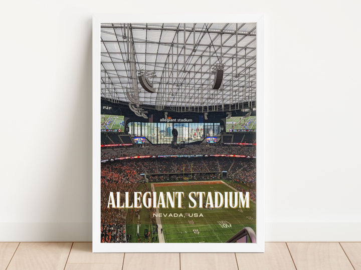 Allegiant Stadium Football Wall Art