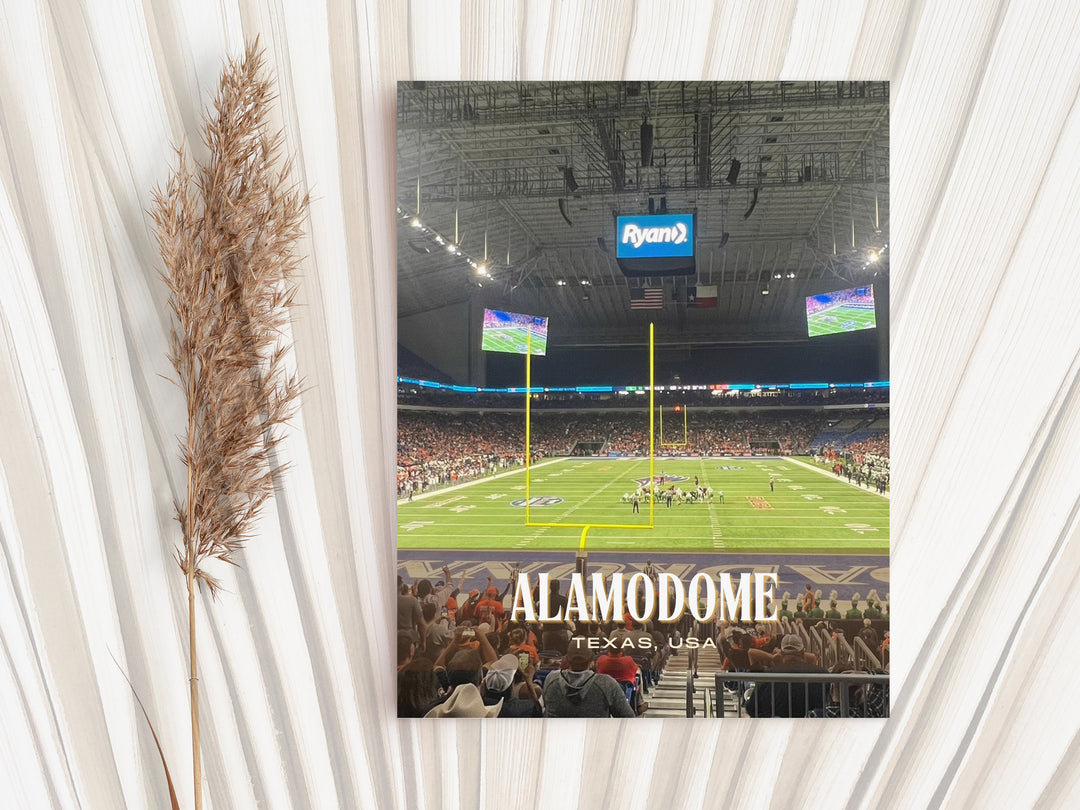 Alamodome Stadium Football Wall Art