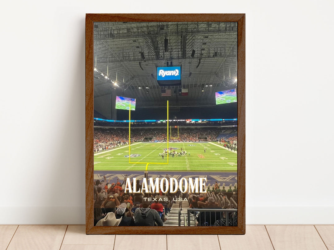 Alamodome Stadium Football Wall Art