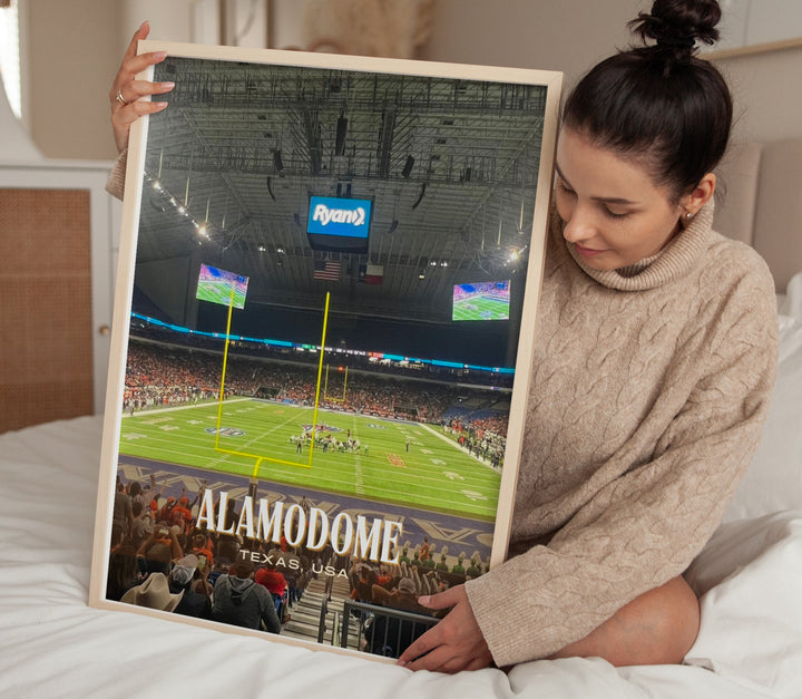 Alamodome Stadium Football Wall Art