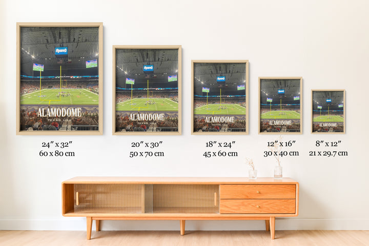 Alamodome Stadium Football Wall Art