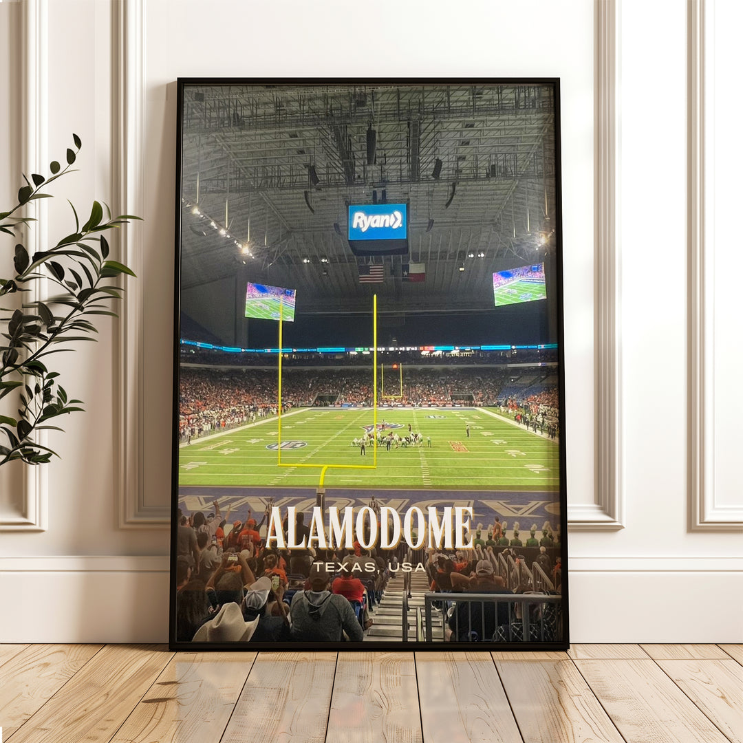 Alamodome Stadium Football Wall Art